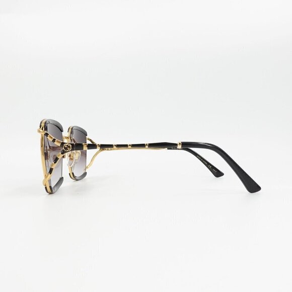 Gucci GG0593 Sunglasses Black Gray OS - Picture 3 of 16